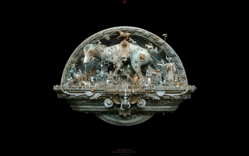 The Arrival sculpture