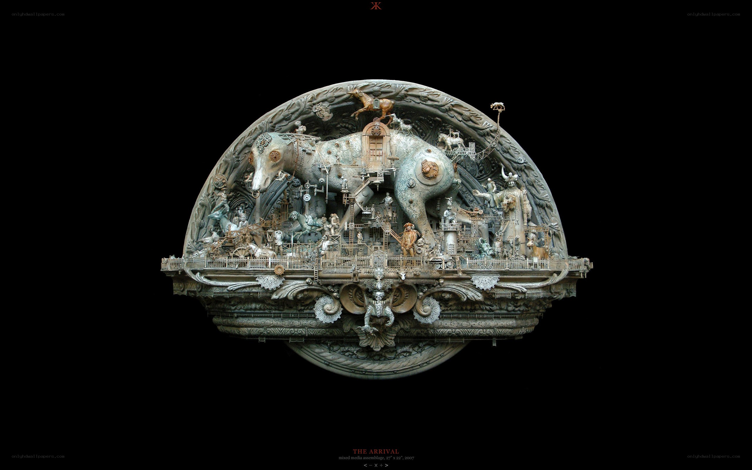 The Arrival sculpture