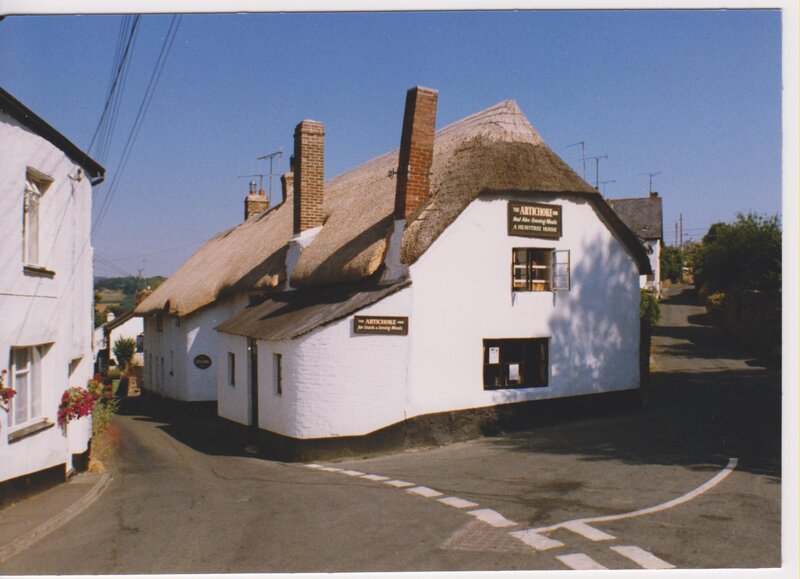 The Artichoke pub in a village
