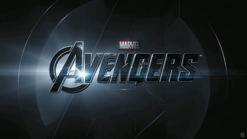 The Avengers Logo — Black, Dramatic, Digital Art