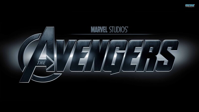 The Avengers Logo — Black, Dramatic