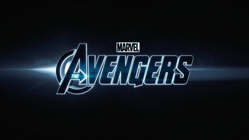 The Avengers Logo — Black, Dramatic, Vector Art