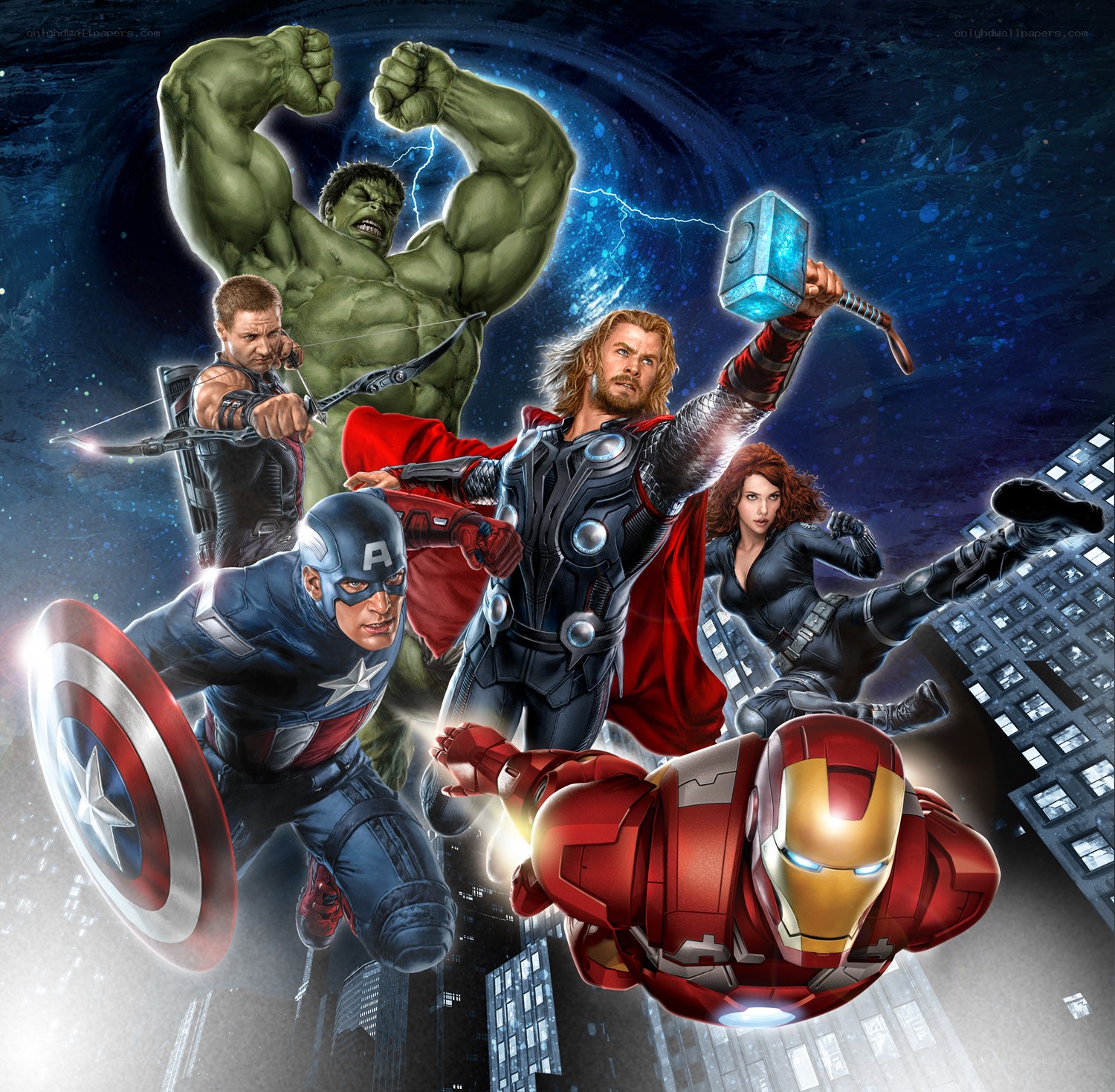 The Avengers team up
