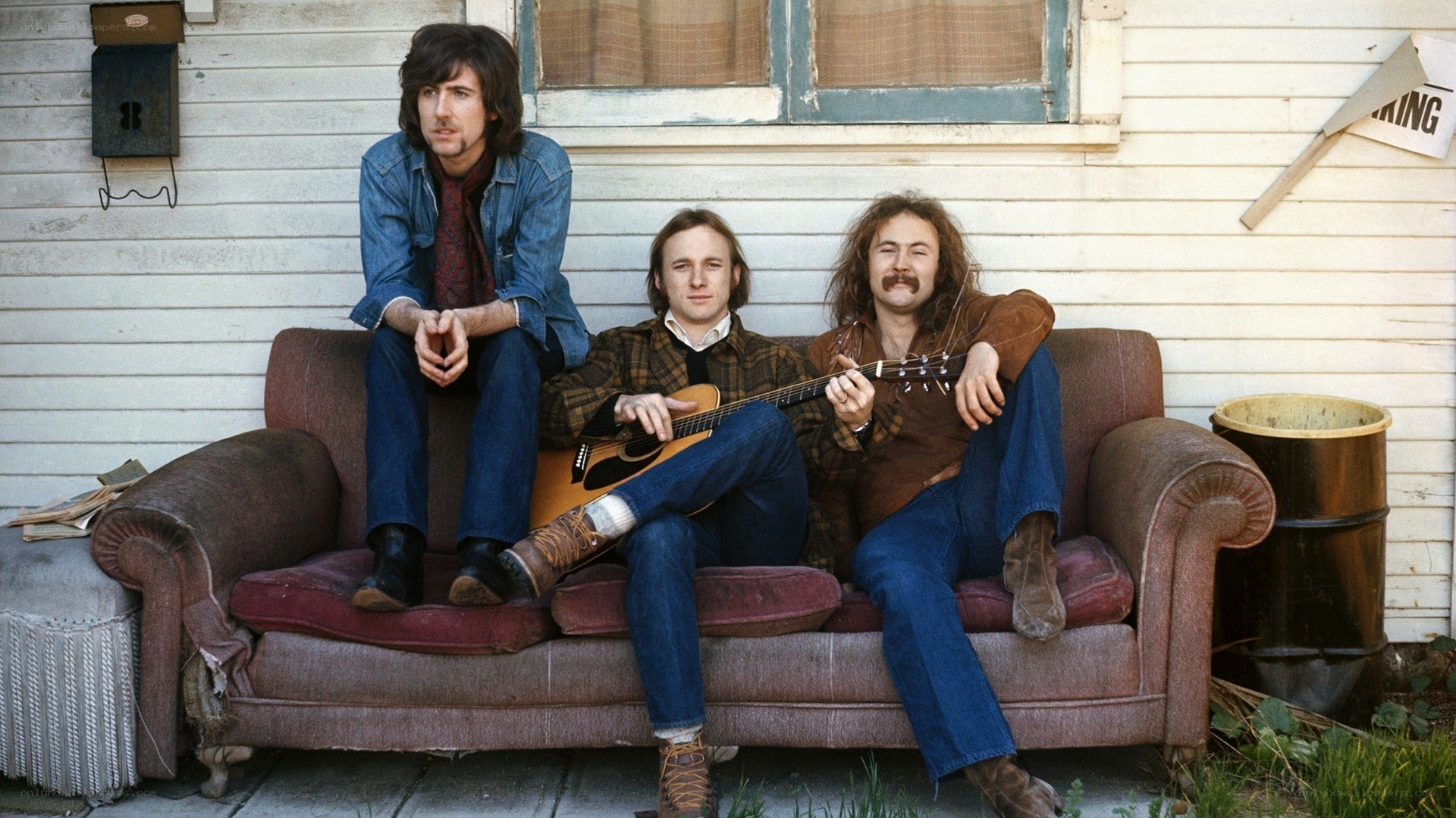 The Band on a couch