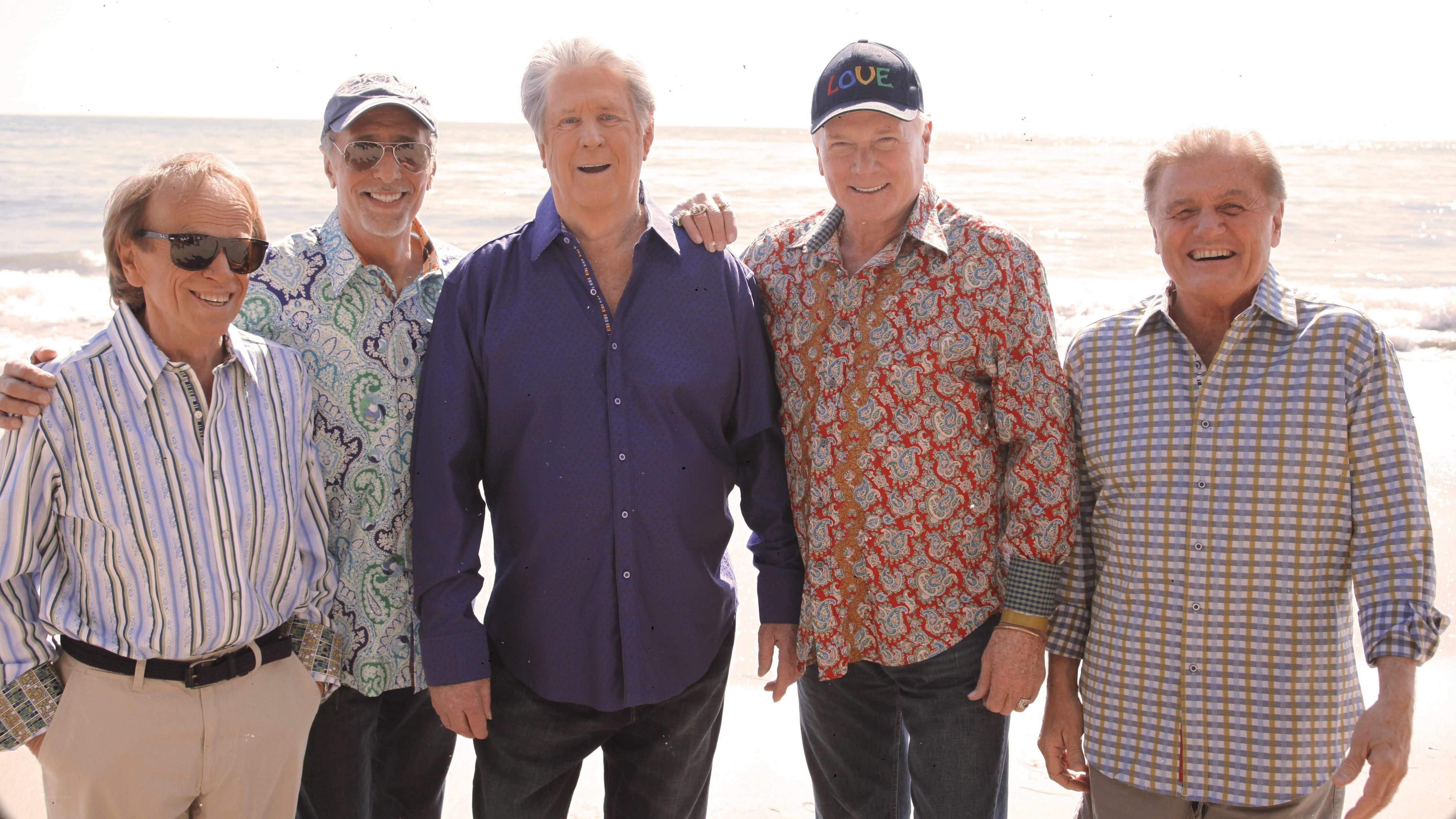 The Beach Boys at the shore