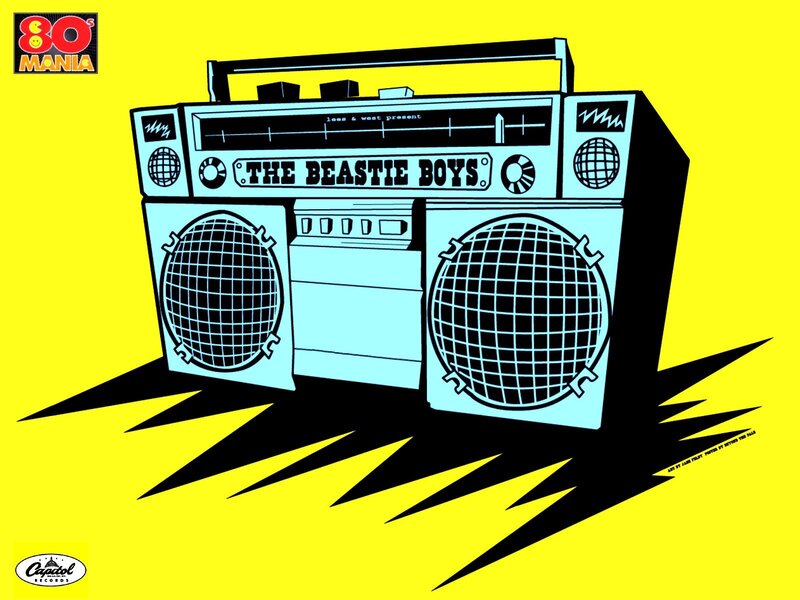 The Beastie Boys Boombox Art