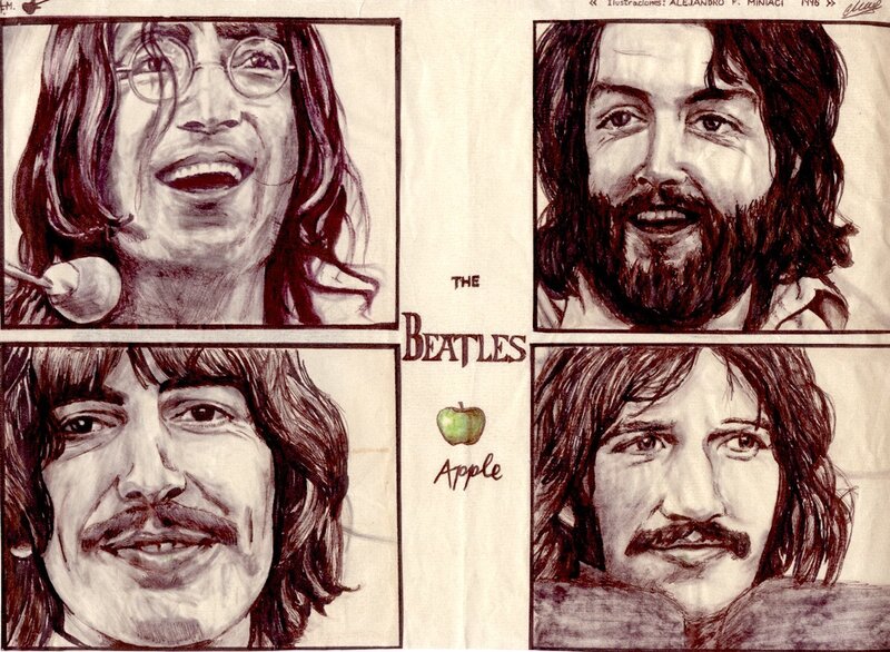 The Beatles Apple album art
