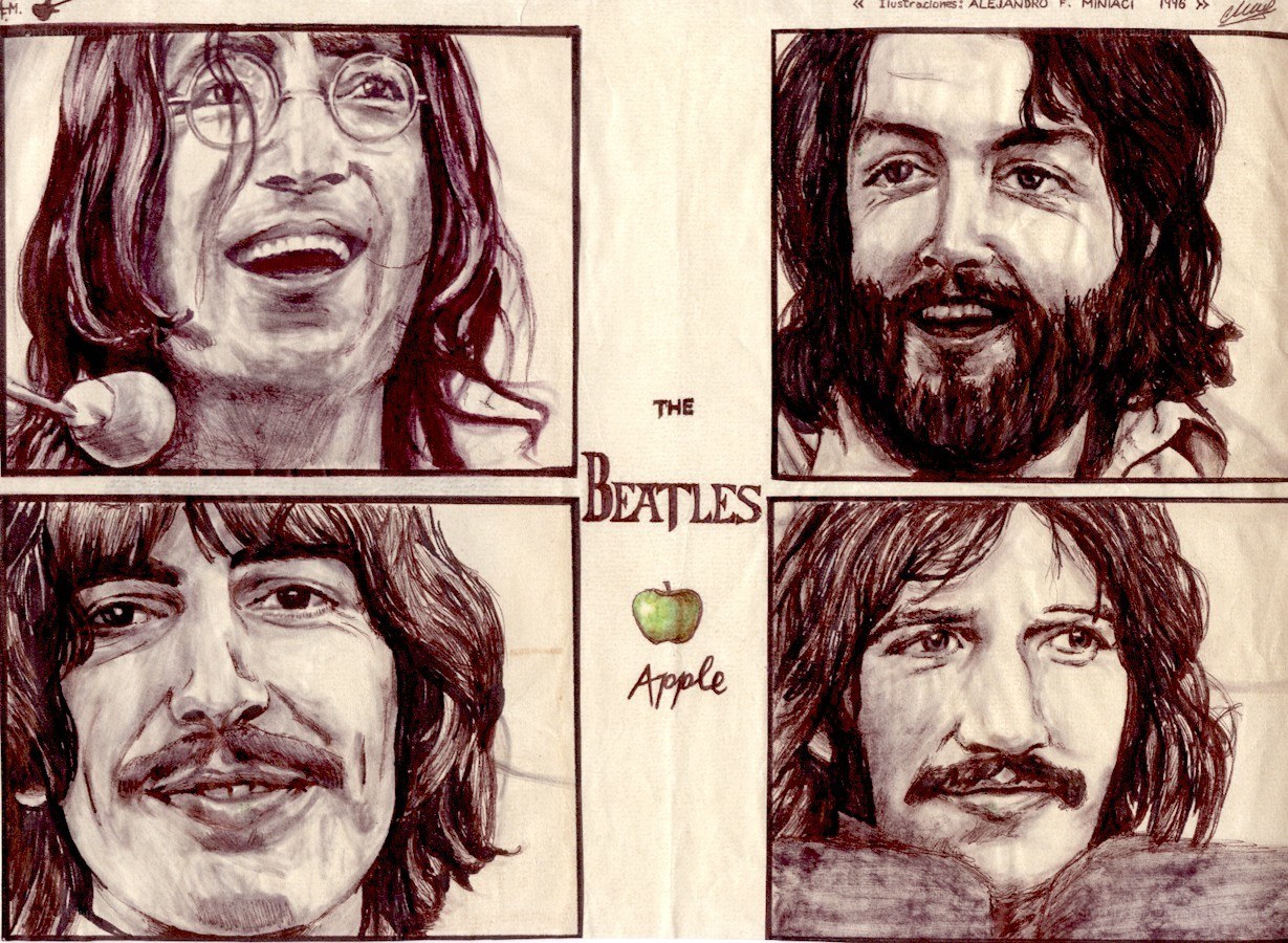 The Beatles Apple album art
