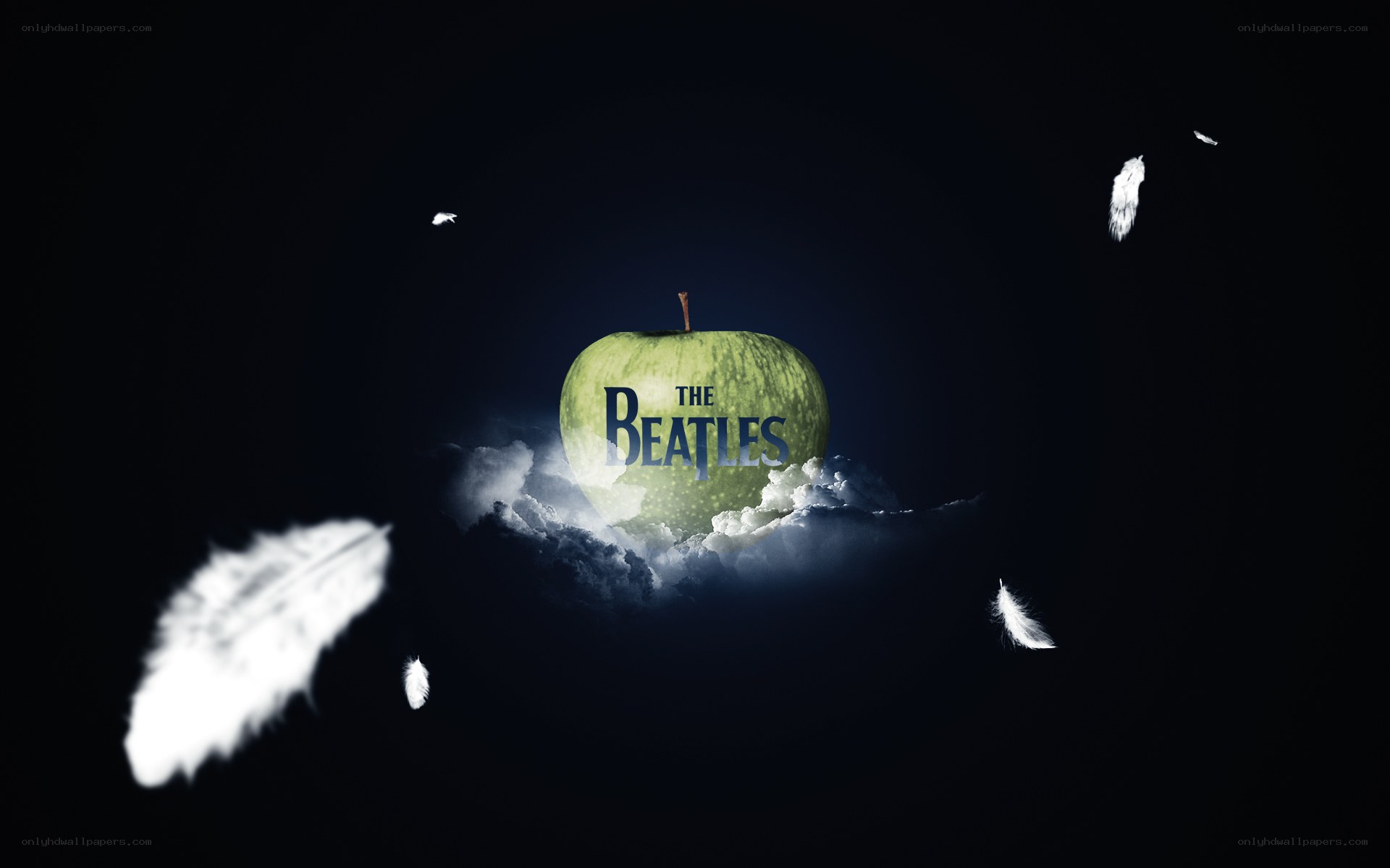 The Beatles apple logo