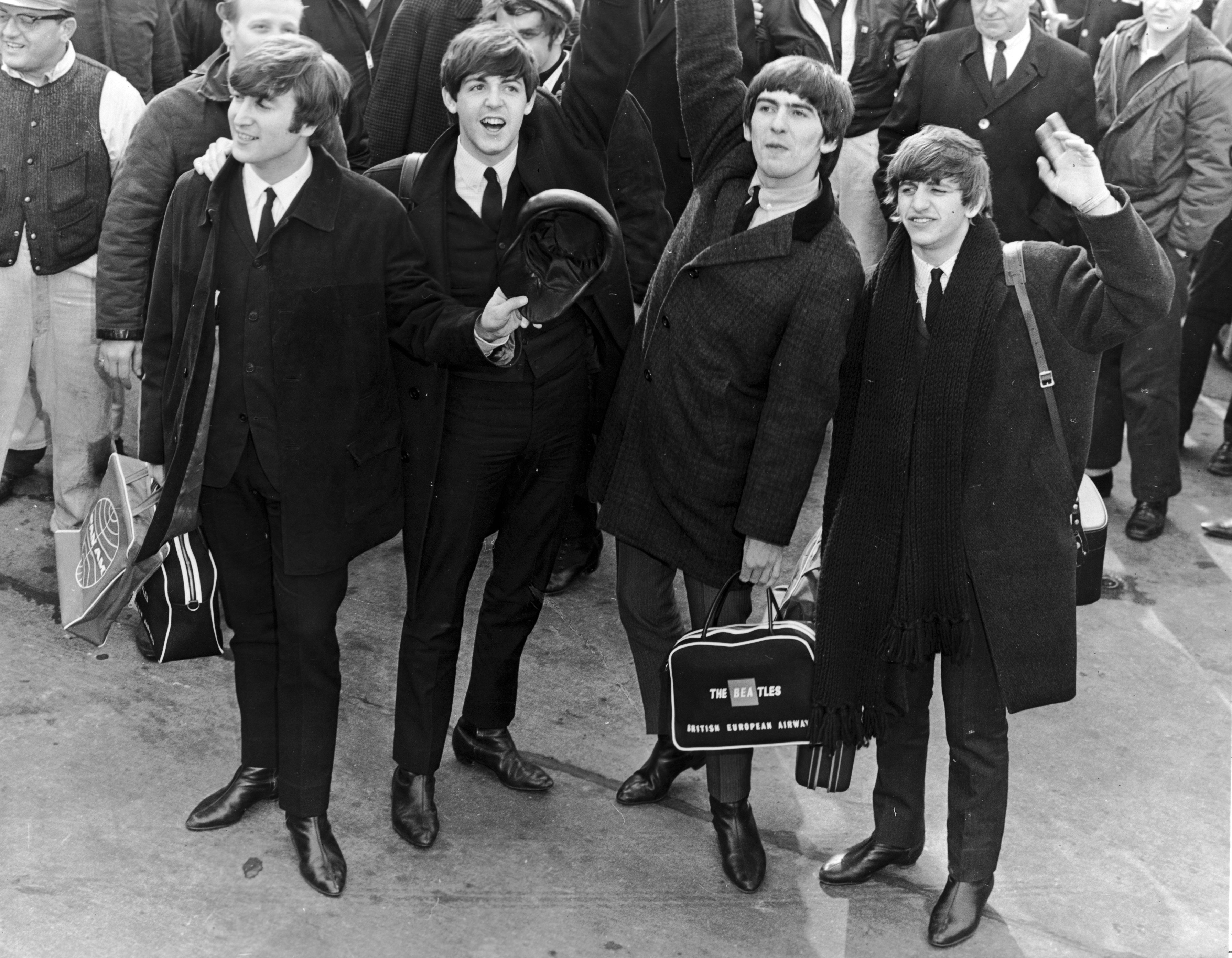 The Beatles arrive in the US