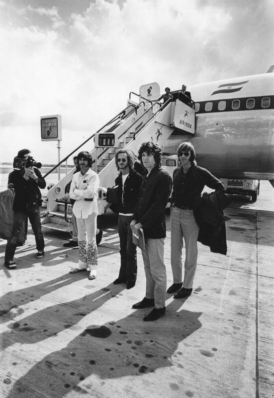 The Beatles at airport