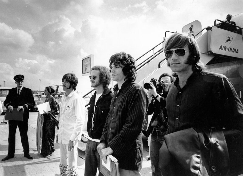 The Beatles at airport