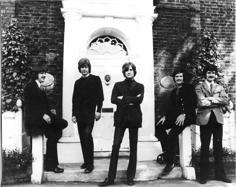 The Beatles at their London home
