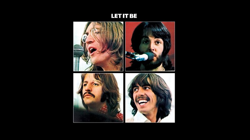 The Beatles Band Members — Black, Vibrant