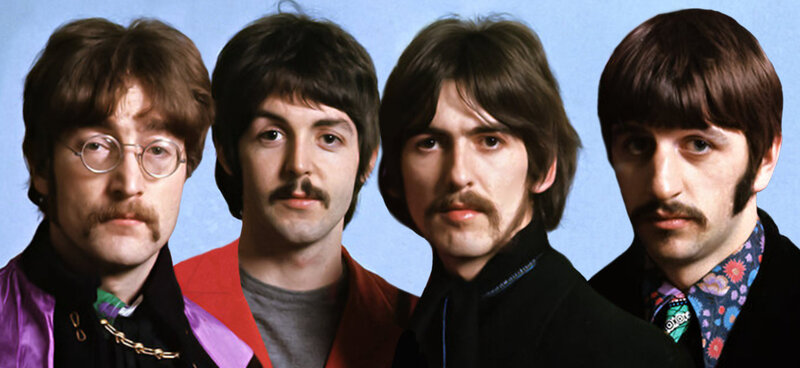 The Beatles Band Members — Blue, Neutral