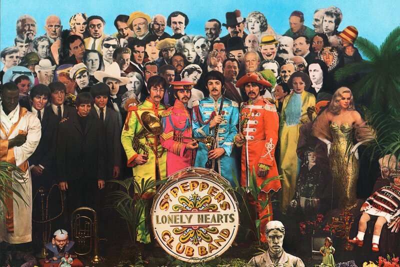 The Beatles Band Members — Blue