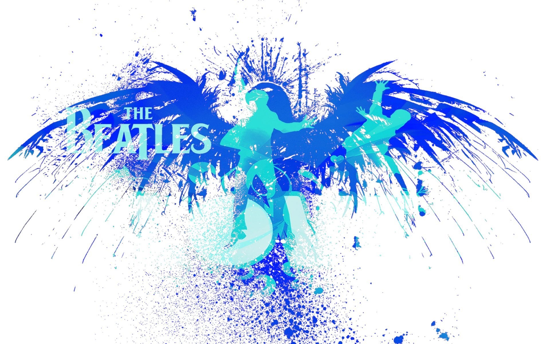 The Beatles blue wings art