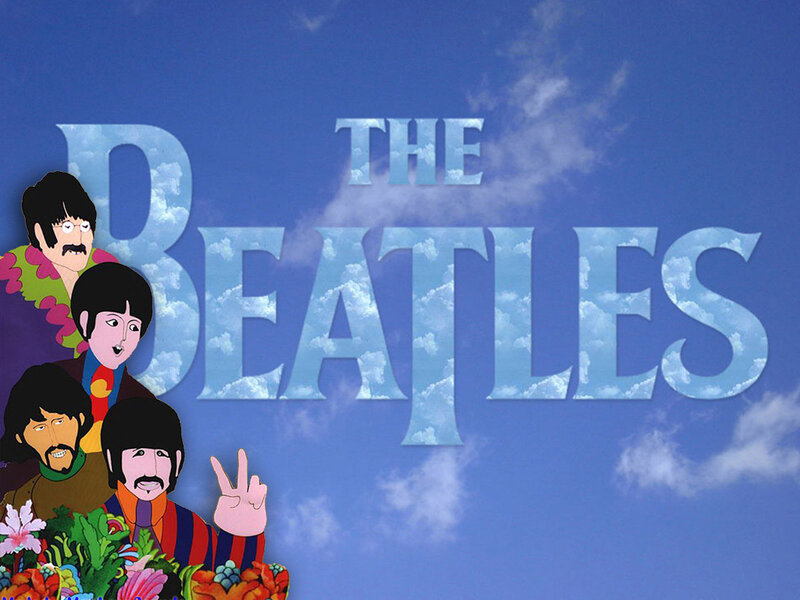 The Beatles cartoon art