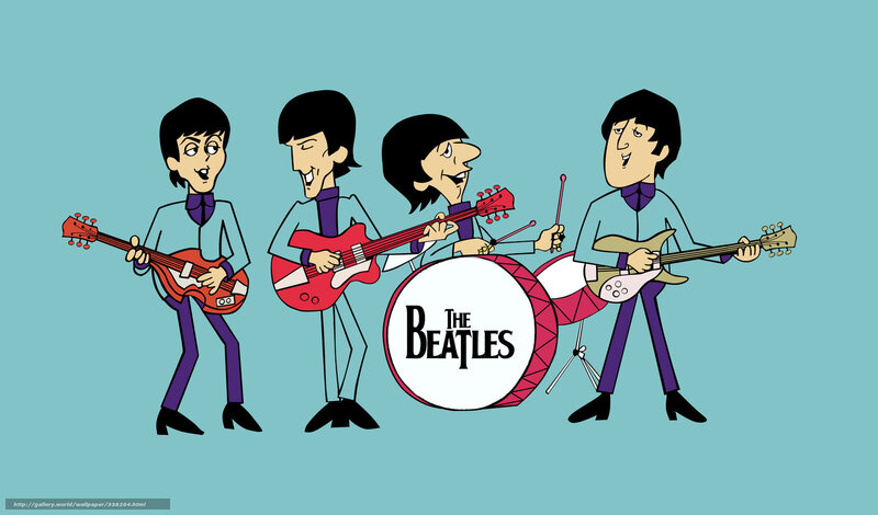 The Beatles cartoon band