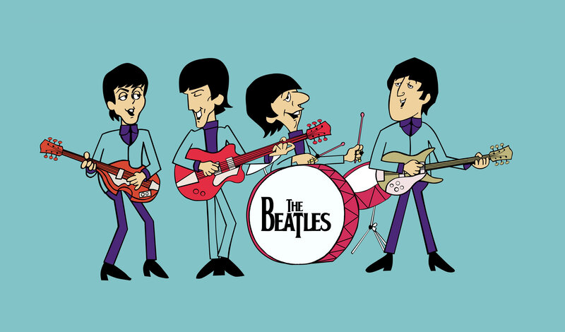 The Beatles cartoon band