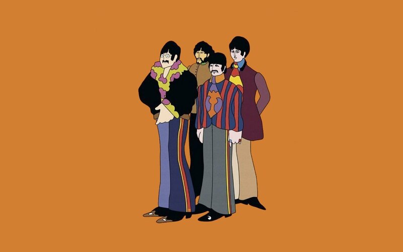 The Beatles Cartoon Characters — Orange