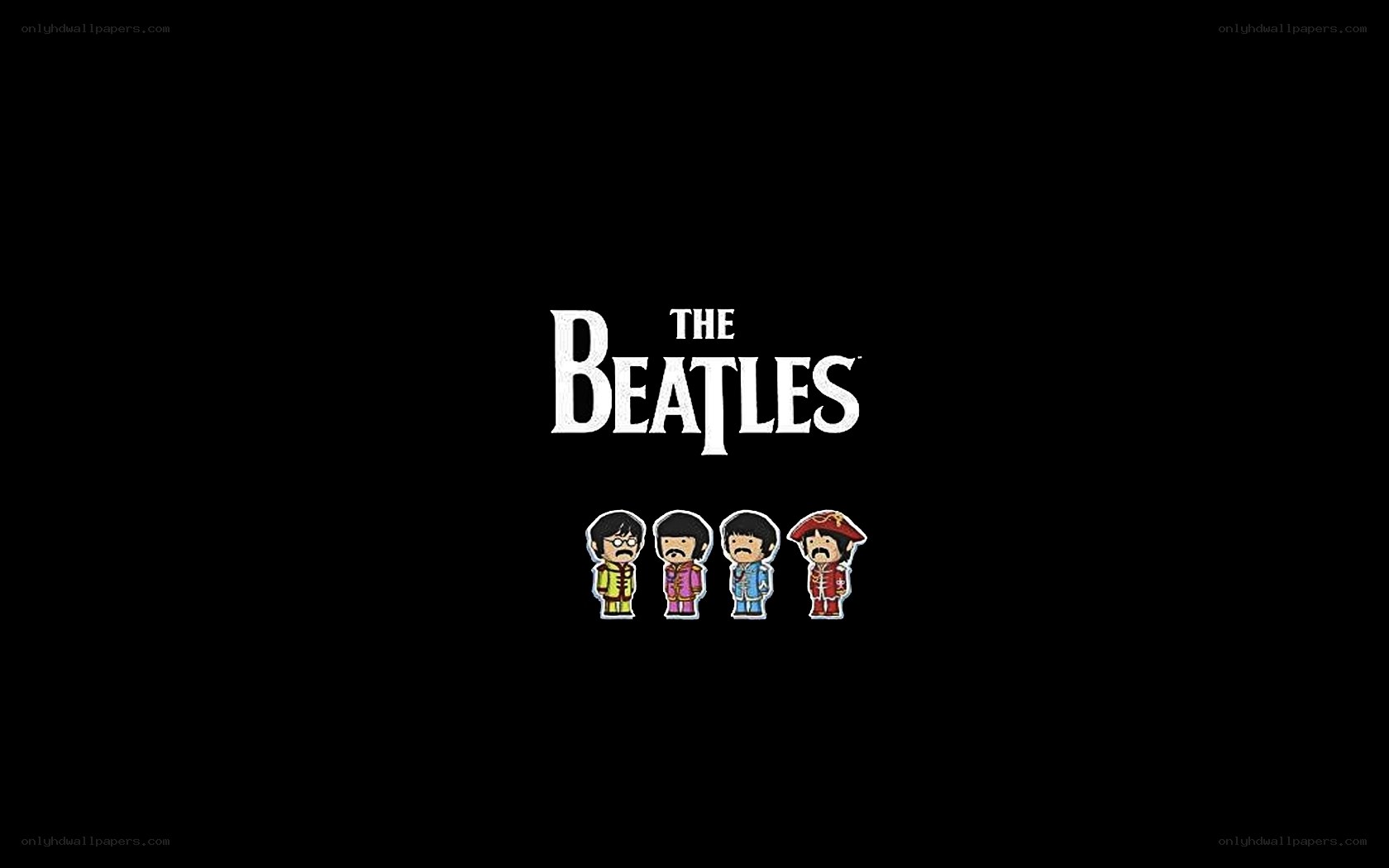 The Beatles cartoon characters