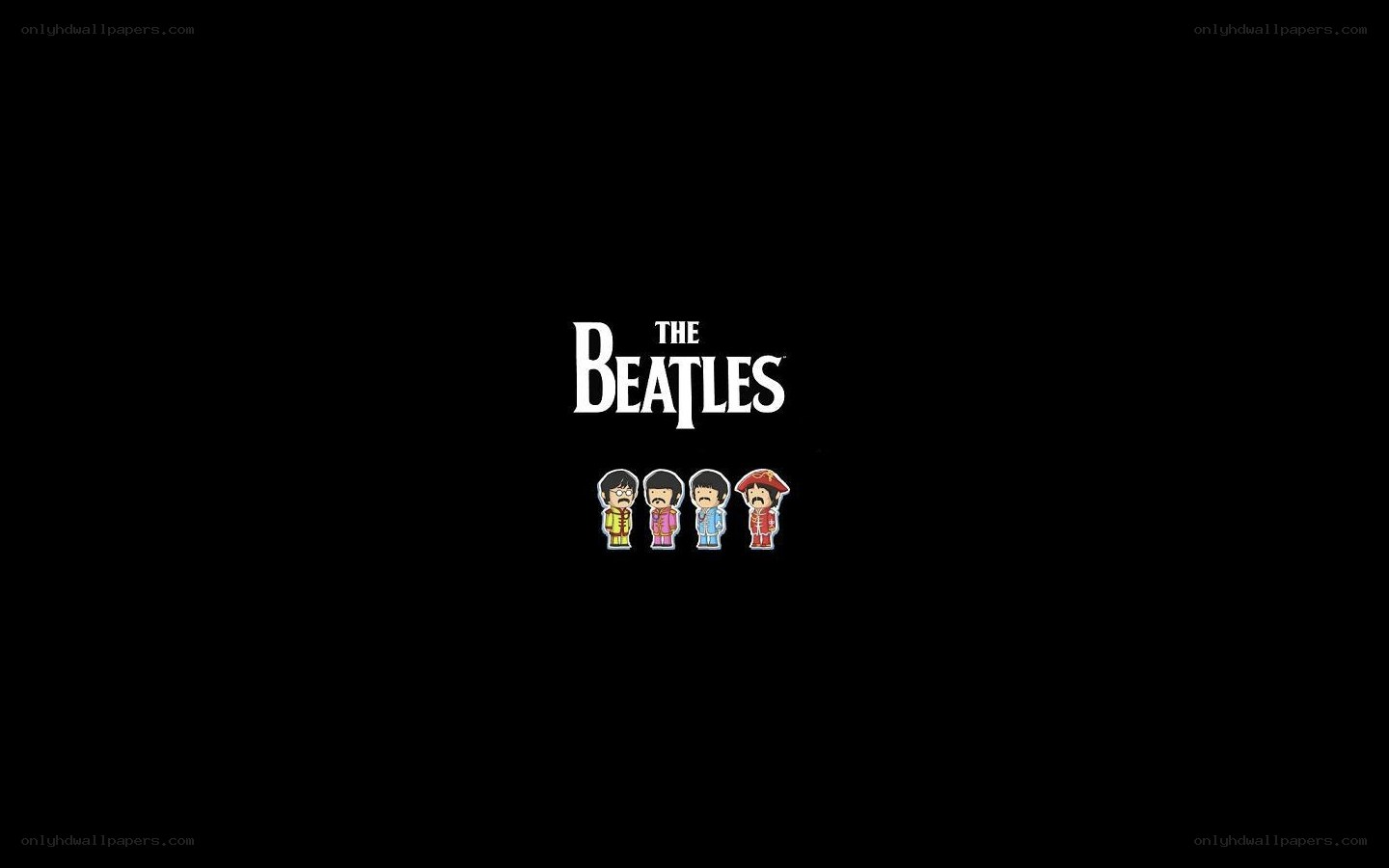 The Beatles cartoon logo