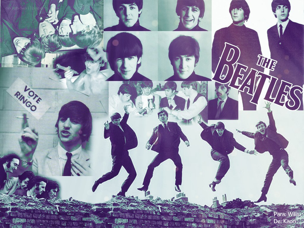 The Beatles collage