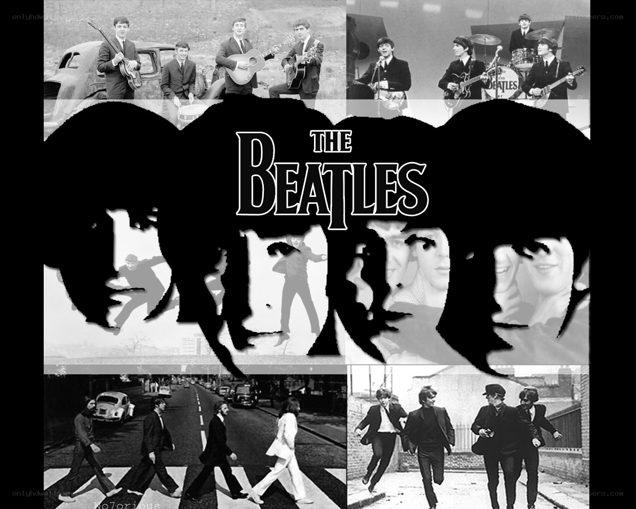 The Beatles collage