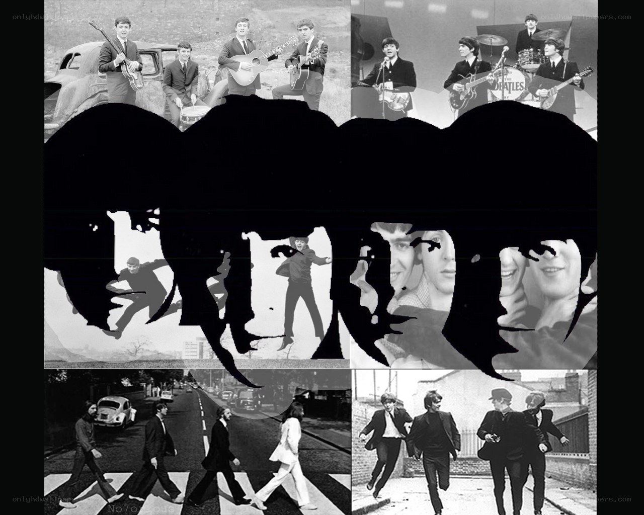 The Beatles collage