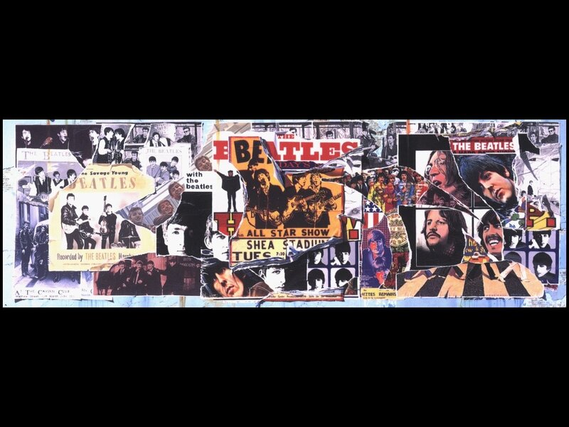 The Beatles collage artwork