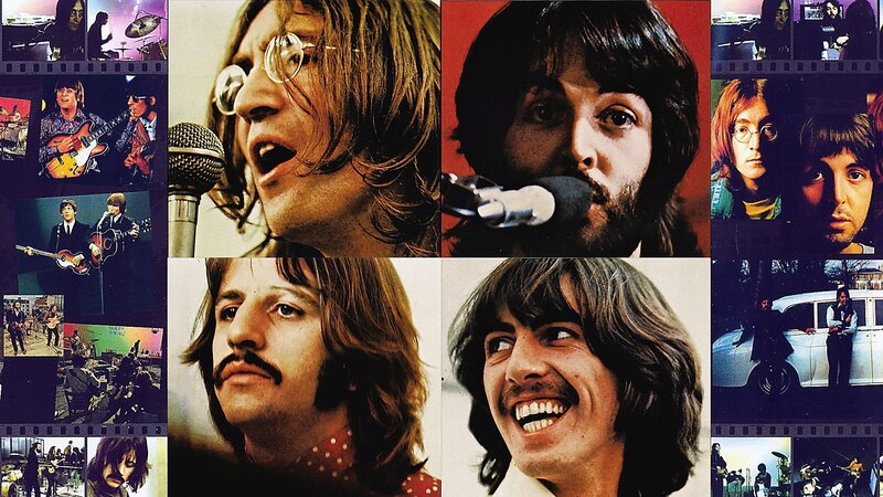 The Beatles collage