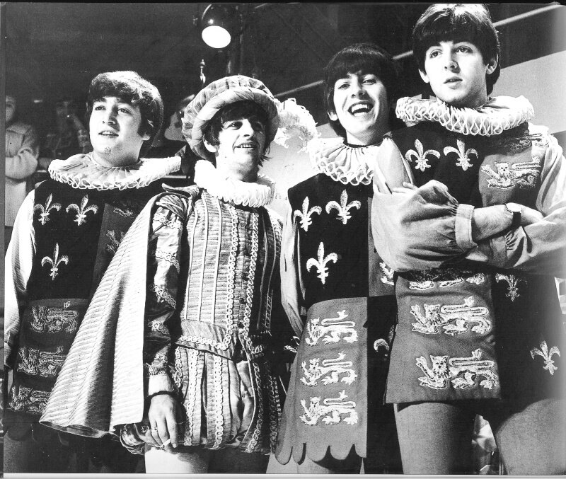 The Beatles in costumes