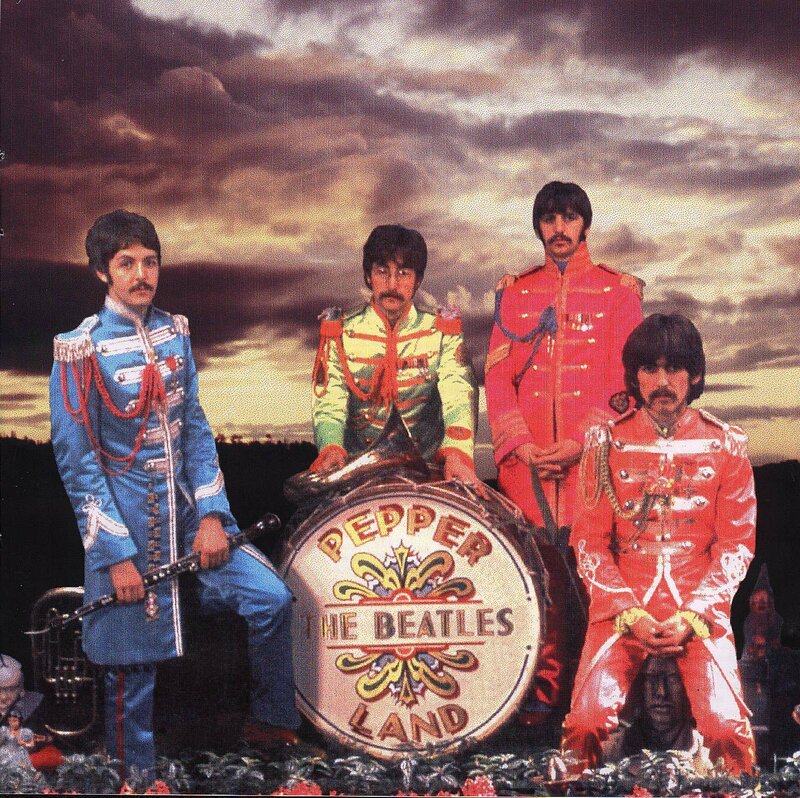 The Beatles in military uniforms