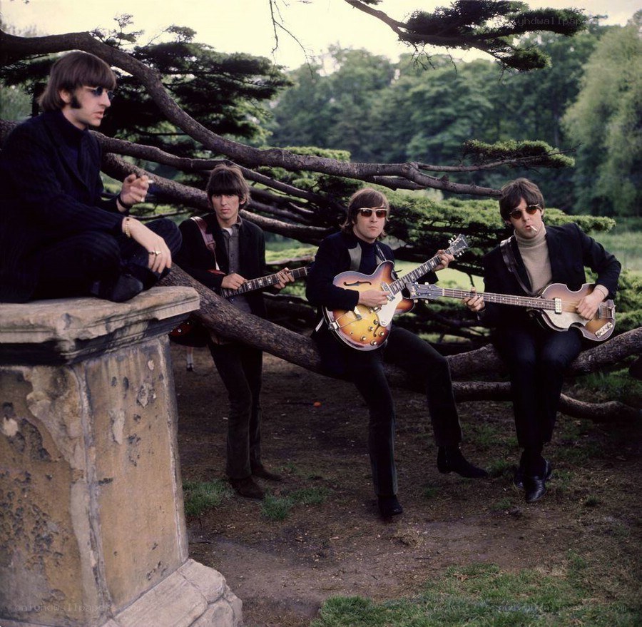 The Beatles in the park