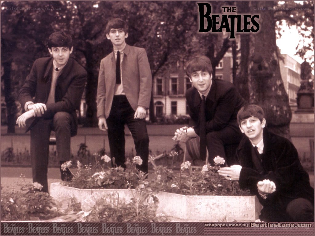 The Beatles in the park