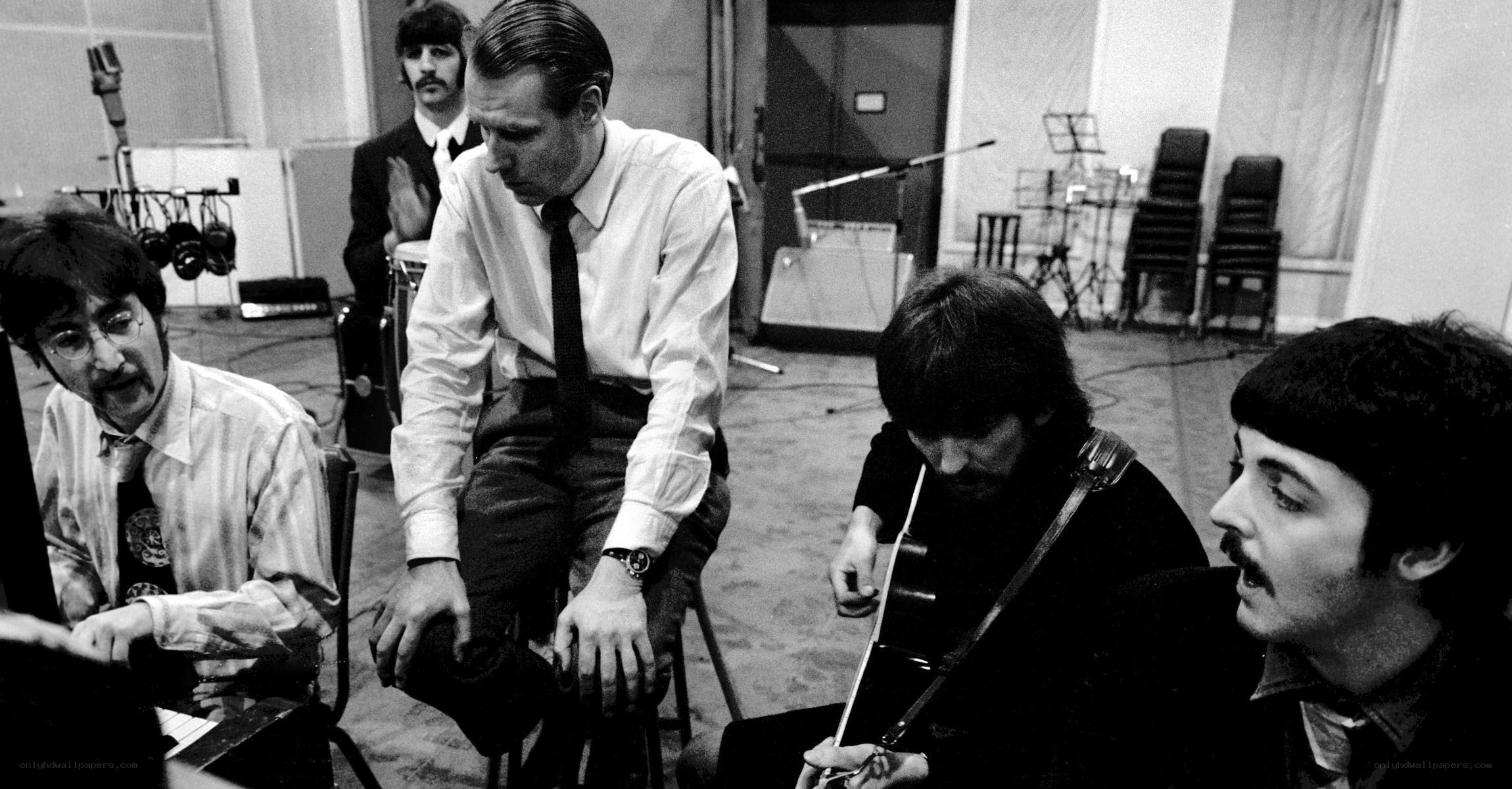 The Beatles in the studio