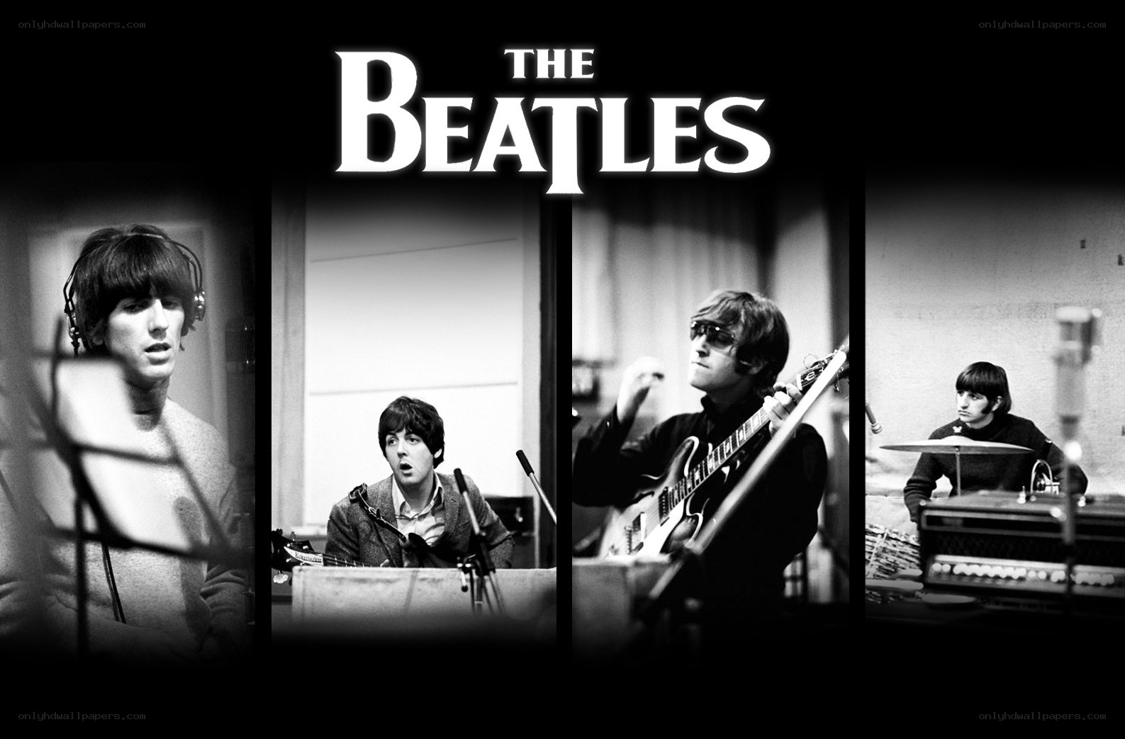 The Beatles in the studio