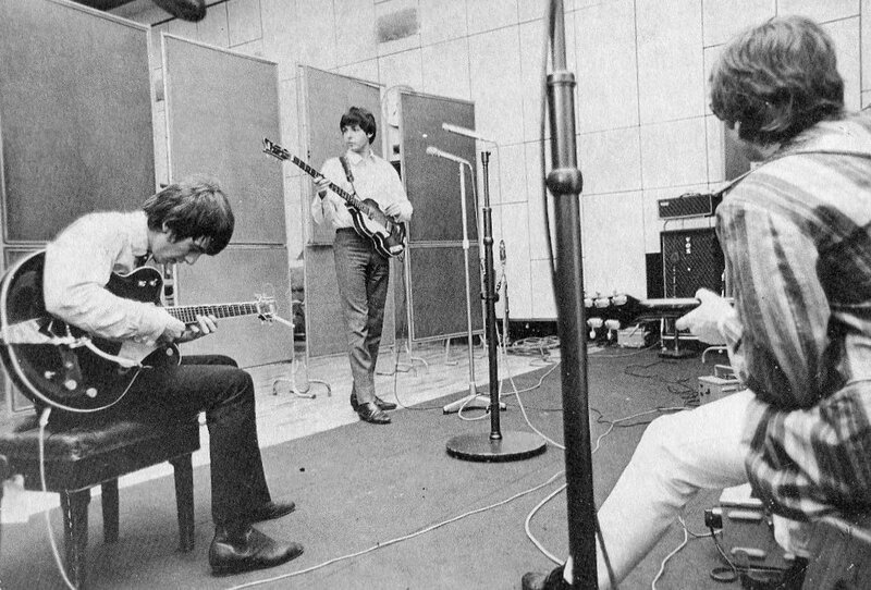 The Beatles in the studio