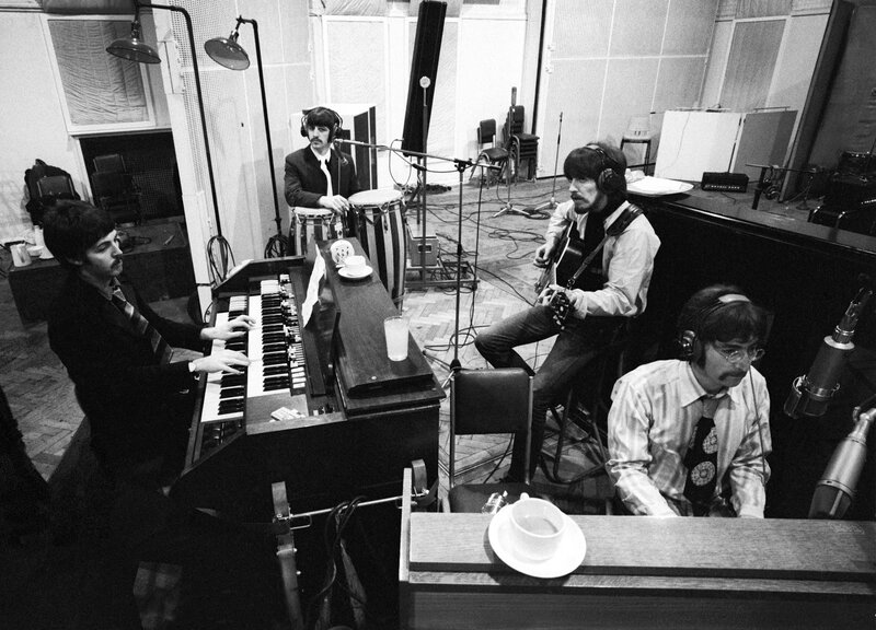 The Beatles in the studio