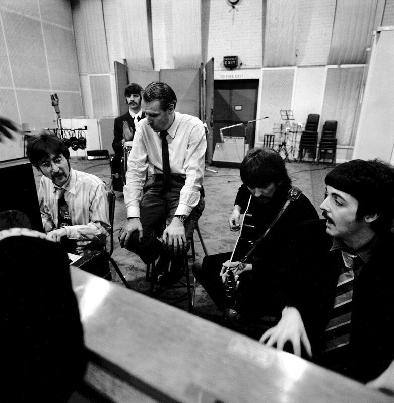 The Beatles in the studio