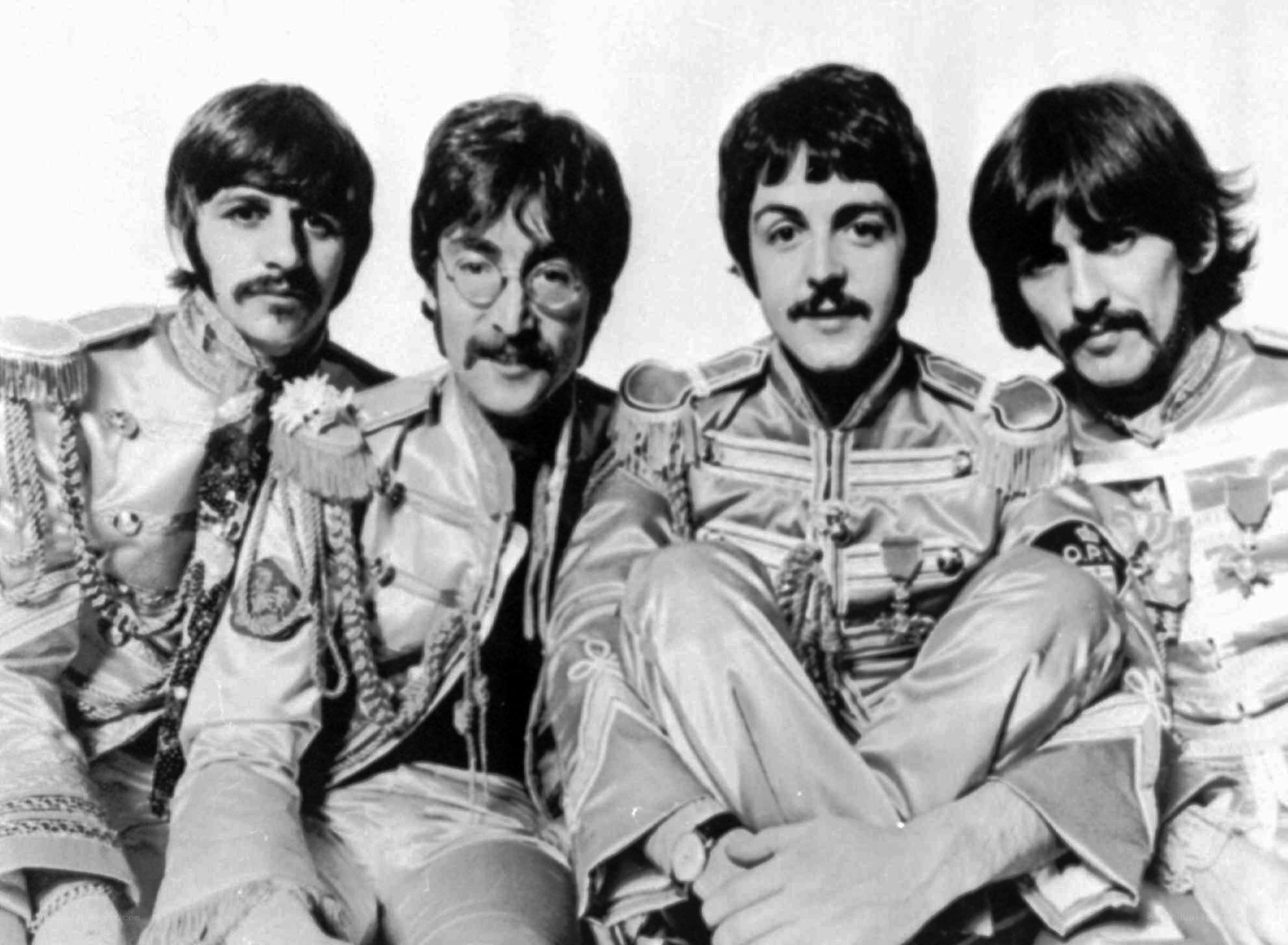 The Beatles in uniform