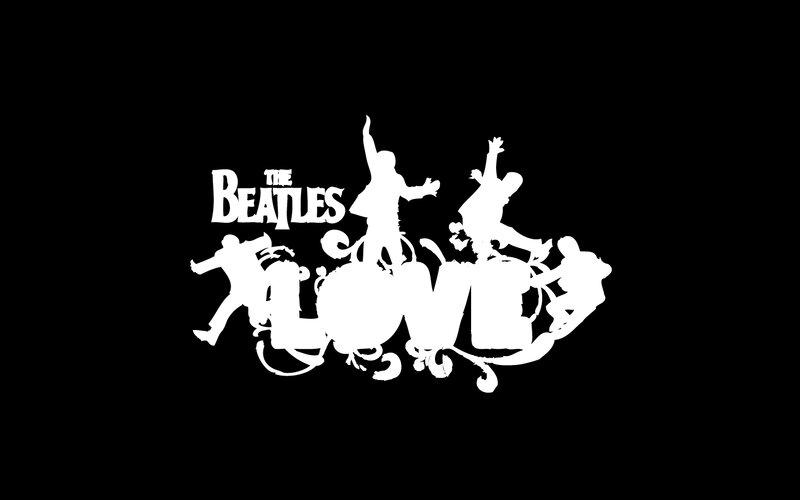 The Beatles Logo — Black