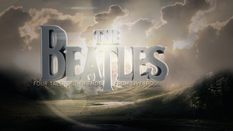 The Beatles Logo — Gray