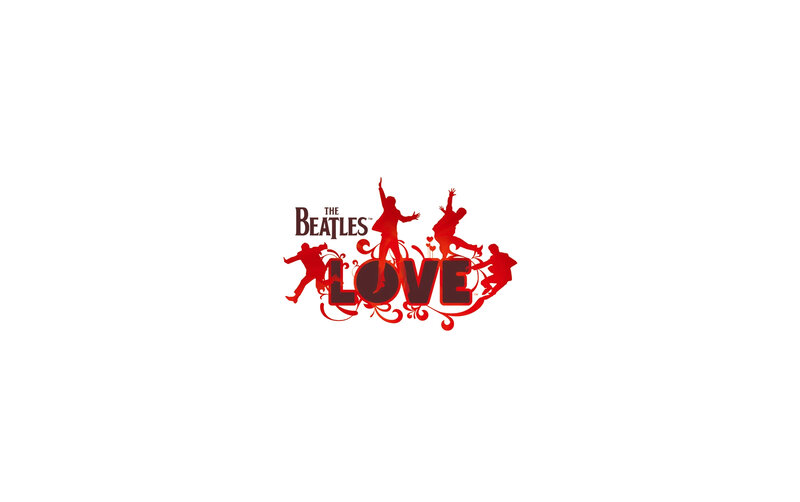 The Beatles Logo — Red, Celebratory