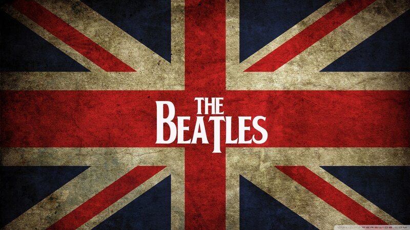 The Beatles Logo — Red