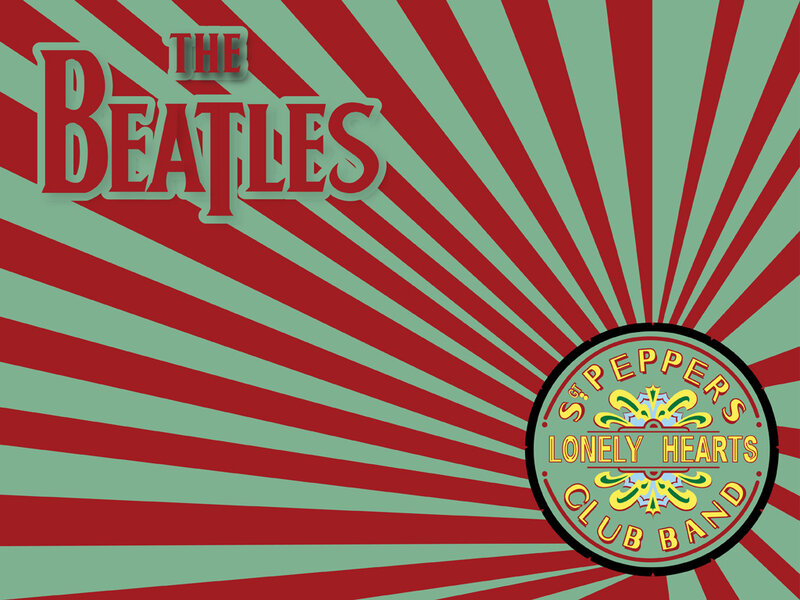 The Beatles Logo — Red, Vibrant