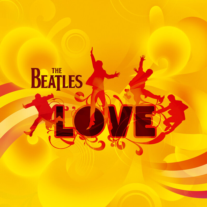 The Beatles Love album cover