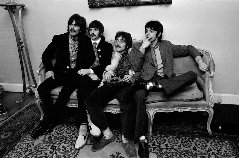 The Beatles on a Couch — Black, Relaxed