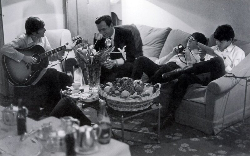 The Beatles on a Couch — Black